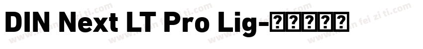 DIN Next LT Pro Lig字体转换